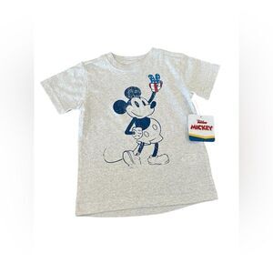Disney Mickey Mouse Gray Kids T-Shirt